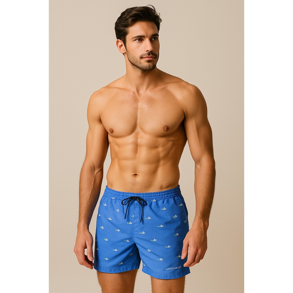 Columbia Sportswear Men's Swim Trunks XXL 6L Blue Omni-Shade Quick-Dry Fishing P